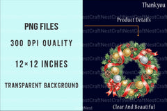 Glitter Cute Christmas Sublimation Clipart Bundle 3 - CraftNest - Digital Crafting and Art