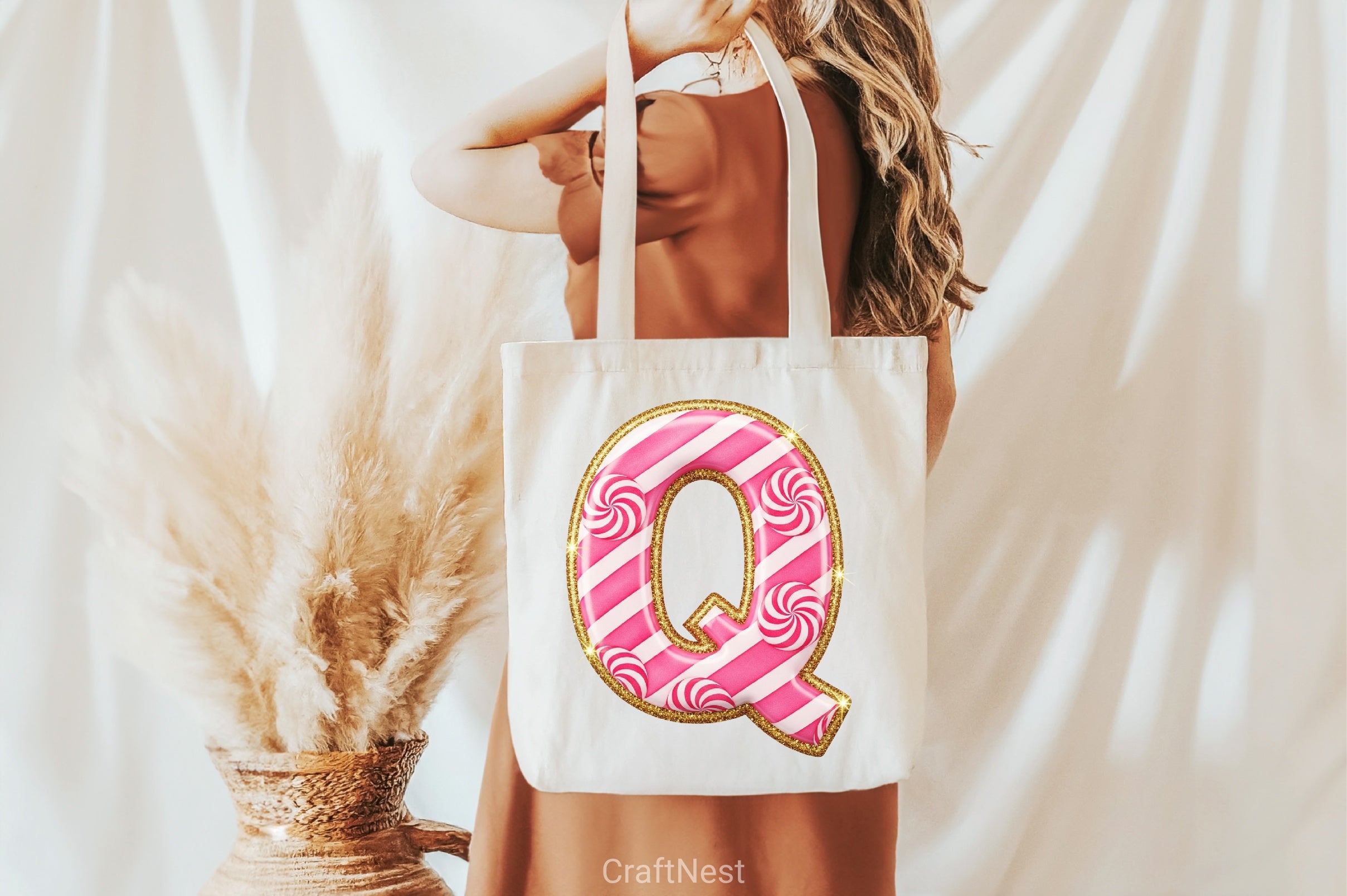 Candy Cane Alphabet Clipart Bundle - CraftNest - Digital Crafting and Art