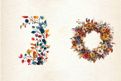 Fall Flowers Clipart Bundle 2 - CraftNest - Digital Crafting and Art