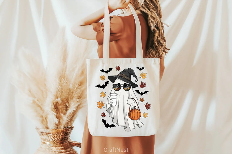 Cute Halloween Ghost Clipart Bundle 5 - CraftNest - Digital Crafting and Art