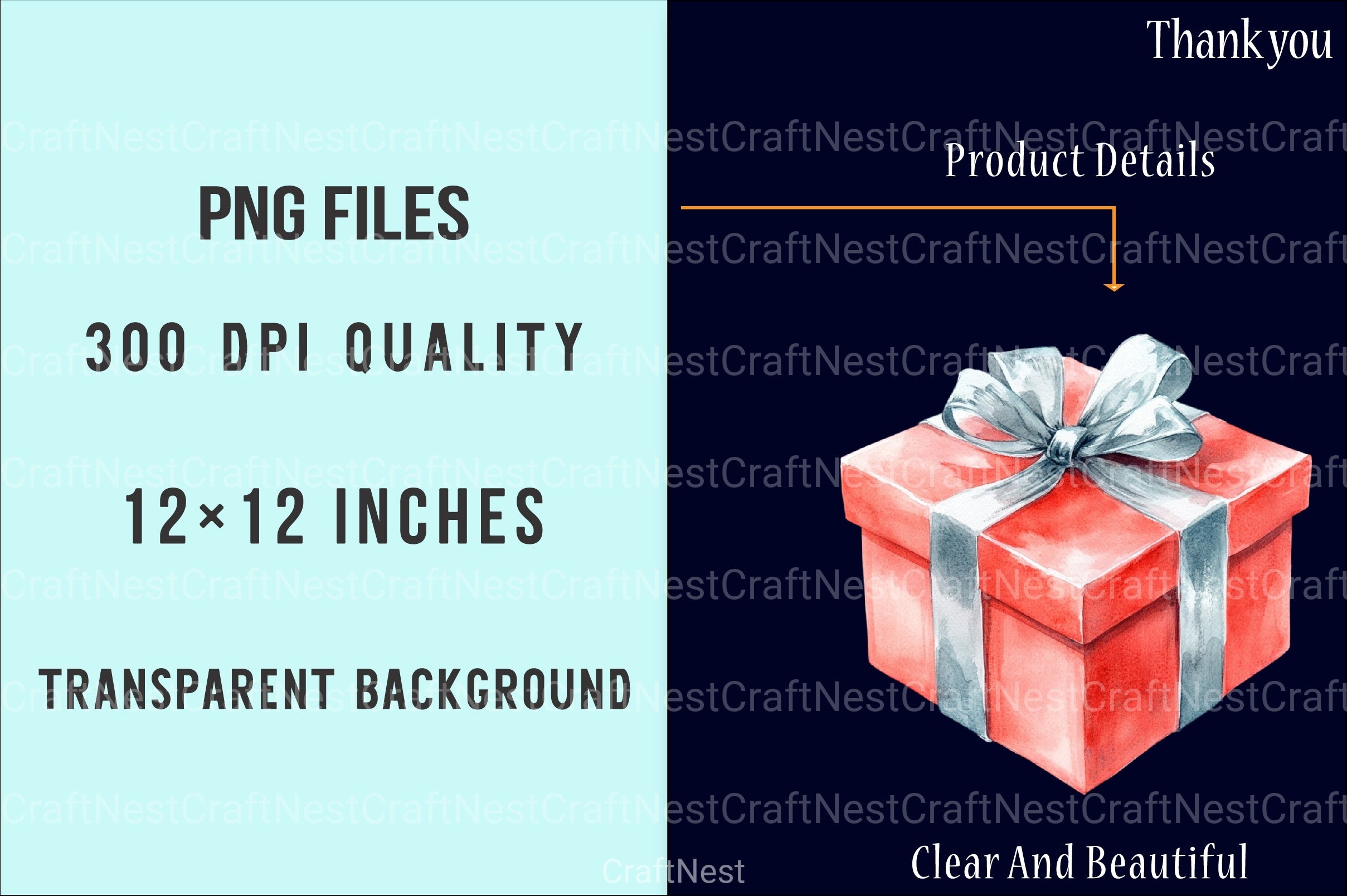 Christmas Presents Clip Art Bundle - CraftNest - Digital Crafting and Art