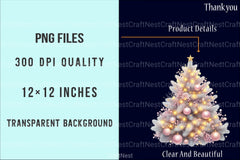 Festive Christmas Tree Clipart Bundle 2 - CraftNest - Digital Crafting and Art