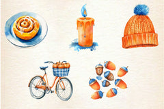Cozy Autumn Clipart Bundle 3 - CraftNest - Digital Crafting and Art