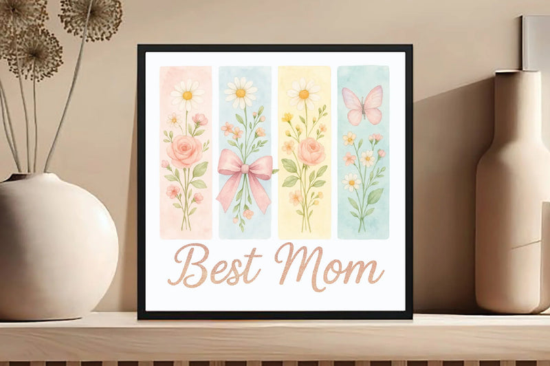 Brushstroke Best Mom Clipart Bundle - CraftNest - Digital Crafting and Art
