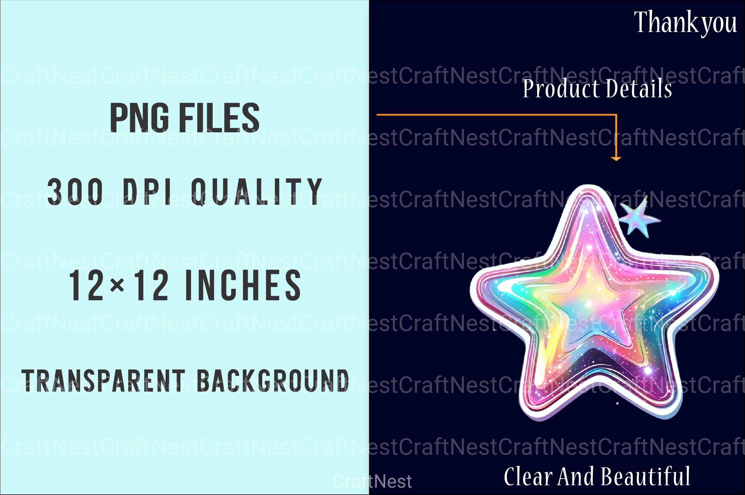 Holographic Stickers Clipart Bundle - CraftNest - Digital Crafting and Art