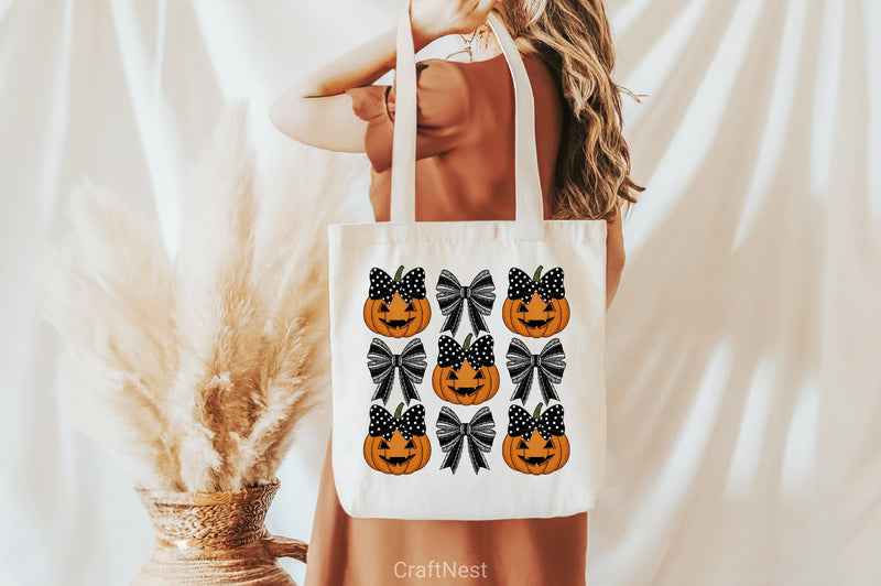 Halloween Pumpkin Fall Bow Clipart Bundle - CraftNest - Digital Crafting and Art