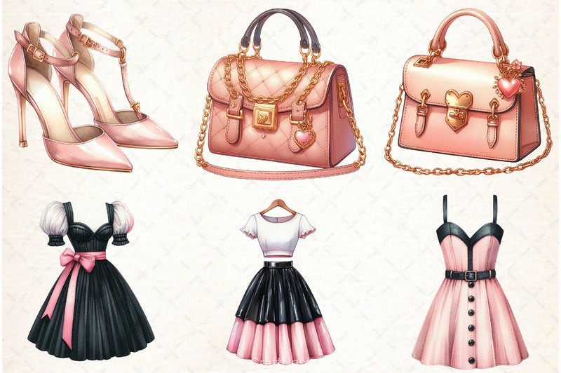 Fashion Classy Woman Clipart Bundle - CraftNest - Digital Crafting and Art