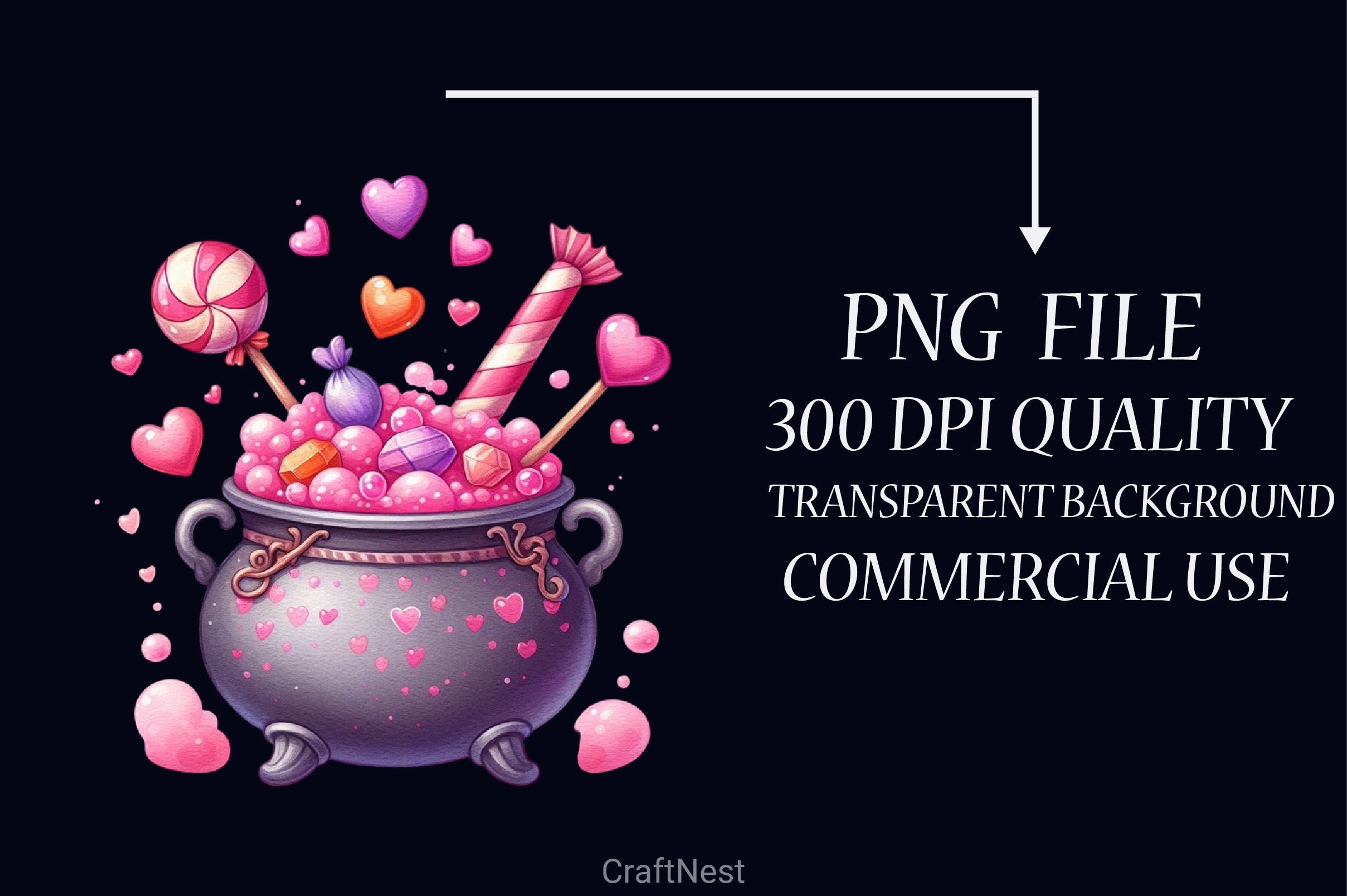 Pink Halloween Clipart Bundle 2 - CraftNest - Digital Crafting and Art