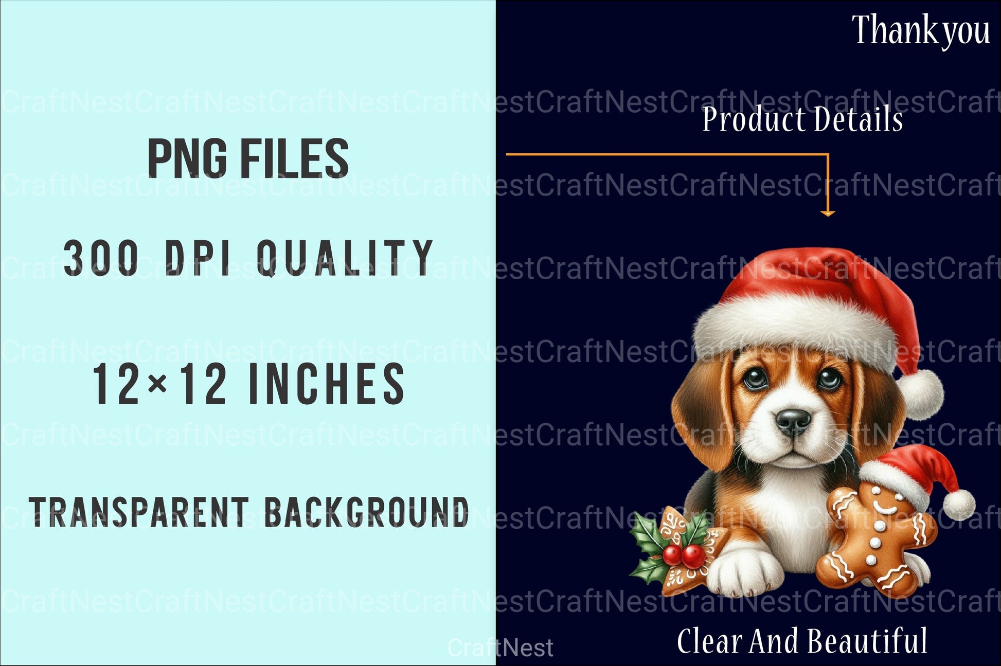 Christmas Puppies Clipart Bundle - CraftNest - Digital Crafting and Art