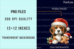 Christmas Puppies Clipart Bundle - CraftNest - Digital Crafting and Art