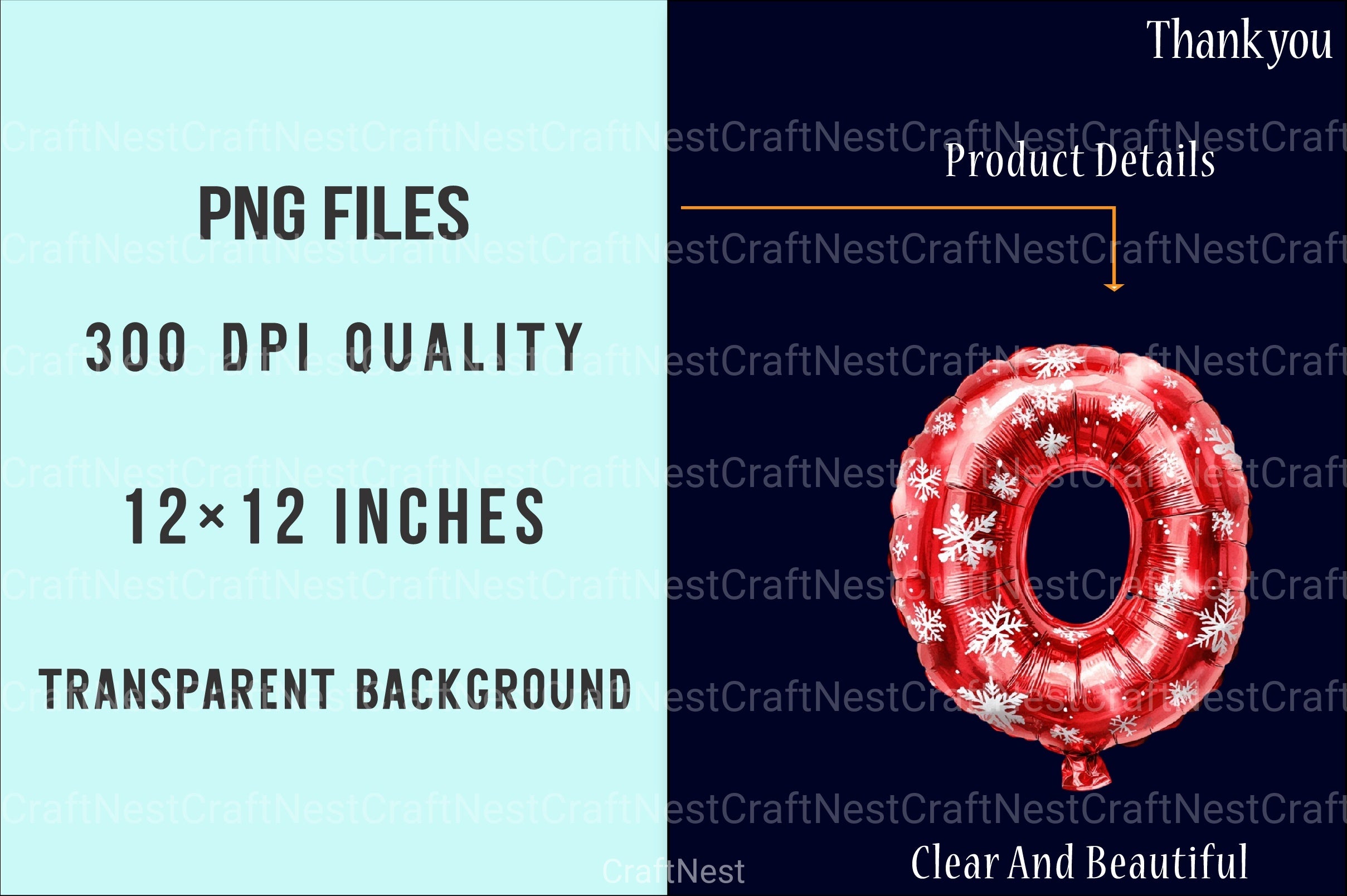 Christmas Alphabet Clipart Bundle 7 - CraftNest - Digital Crafting and Art