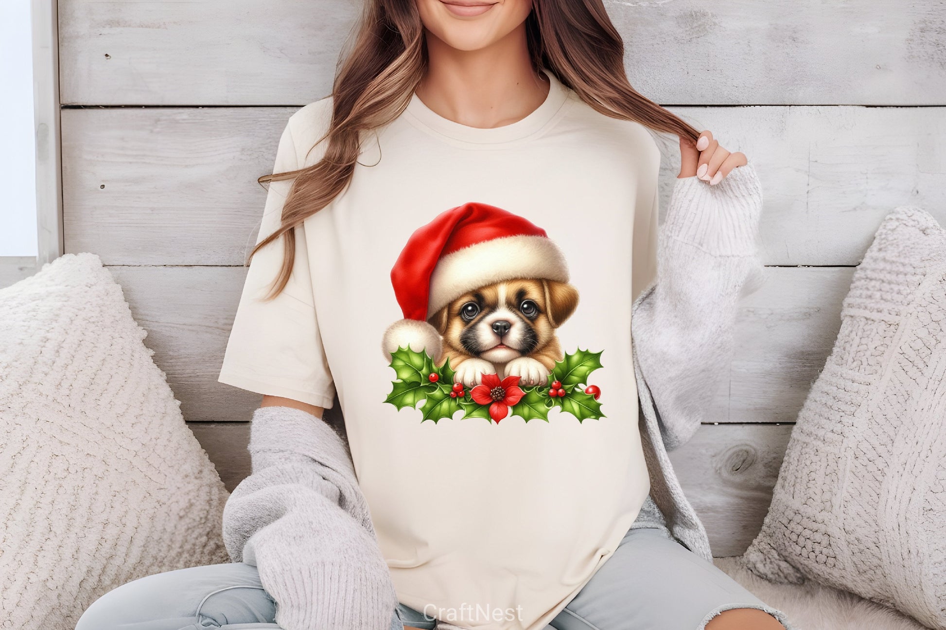 Christmas Dog Clipart Bundle 6 - CraftNest - Digital Crafting and Art