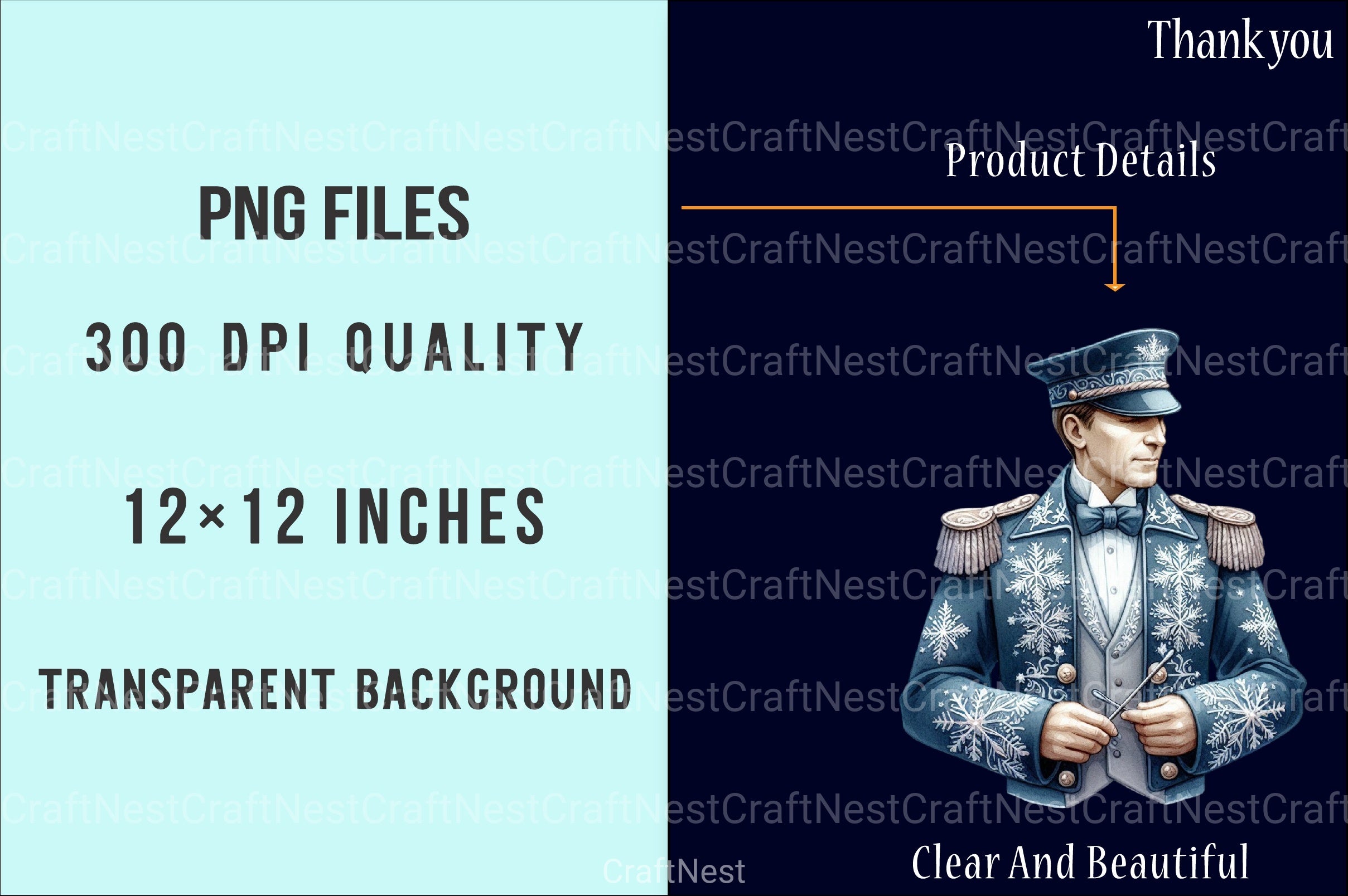 Polar Express Digital Download: Funny Christmas Clip Art & North Pole Magic Bundle - CraftNest - Digital Crafting and Art