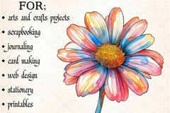 Summer Flowers Clipart Bundle 4 - CraftNest - Digital Crafting and Art