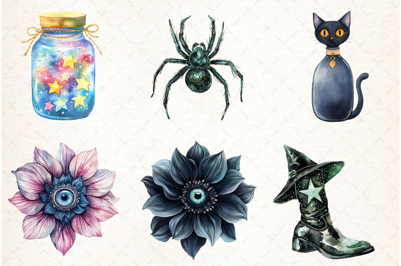 Pastel Halloween Clipart Bundle 1 - CraftNest - Digital Crafting and Art