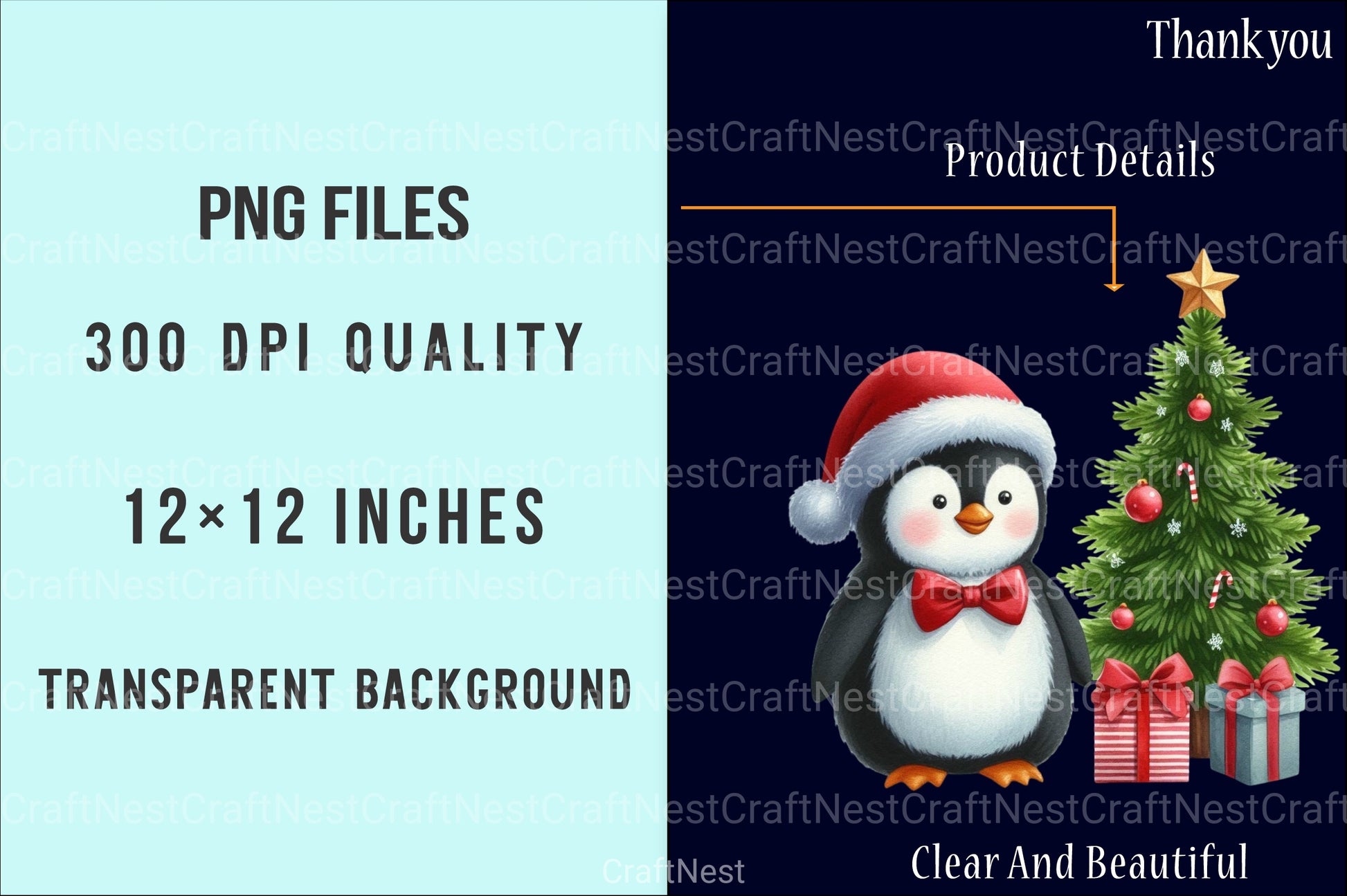 Cute Penguins Clipart Bundle - CraftNest - Digital Crafting and Art