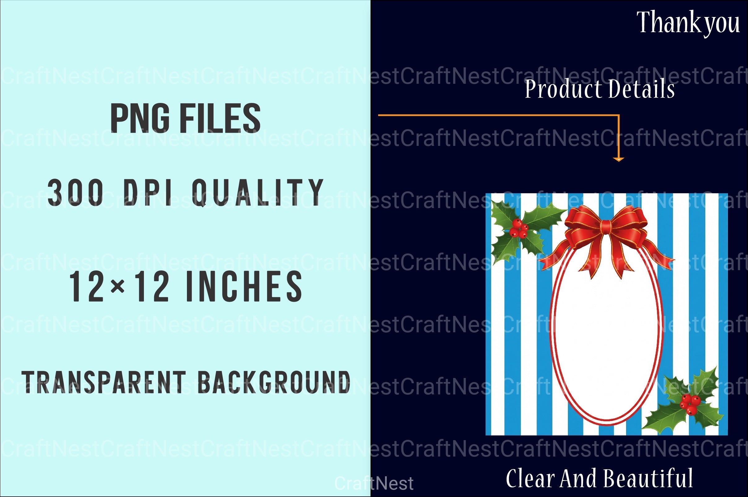 Christmas Frame Clipart Bundle 3 - CraftNest - Digital Crafting and Art