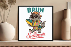 Summer Funny Cat Clipart Bundle - CraftNest - Digital Crafting and Art