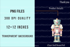 Pink Mint Christmas Pastel Character Clipart Bundle - CraftNest - Digital Crafting and Art