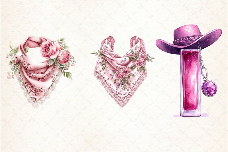 Cowgirl Party Clipart Bundle 4 - CraftNest - Digital Crafting and Art