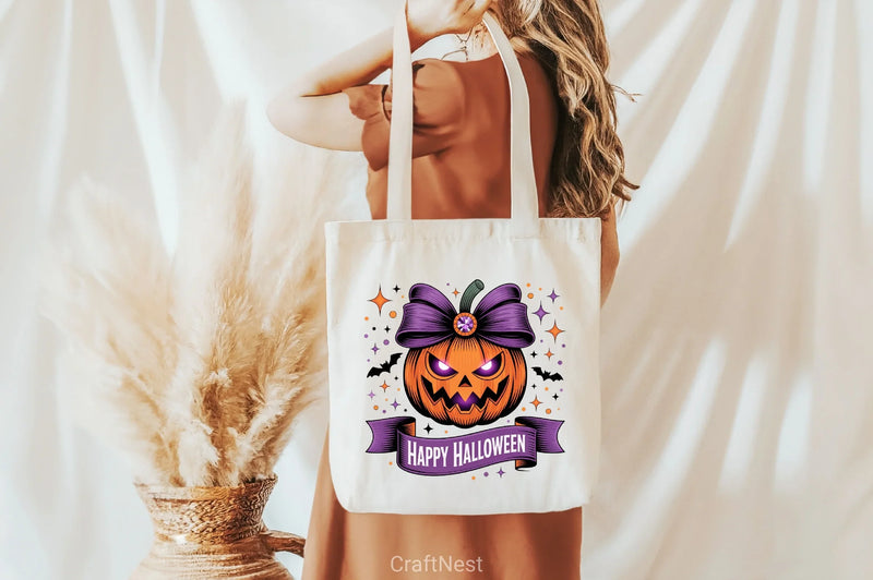 Retro Halloween Pumpkin Clipart Bundle - CraftNest - Digital Crafting and Art