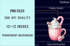 Glitter Pink Christmas Clipart Bundle - CraftNest - Digital Crafting and Art