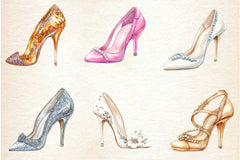 High Heels With Diamonds And Pearls Clipart Bundle - CraftNest - Digital Crafting and Art