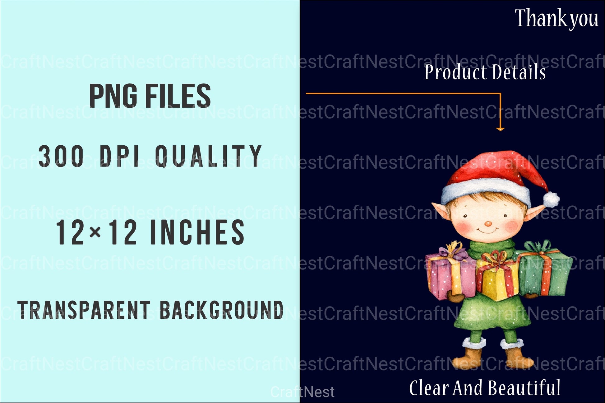 Neutral Christmas Clipart Bundle 2 - CraftNest - Digital Crafting and Art