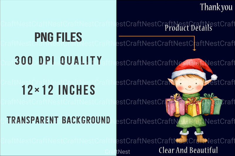 Neutral Christmas Clipart Bundle 2 - CraftNest - Digital Crafting and Art