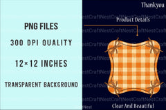 Coquette Fall Halloween Border Frame Clipart Bundle - CraftNest - Digital Crafting and Art