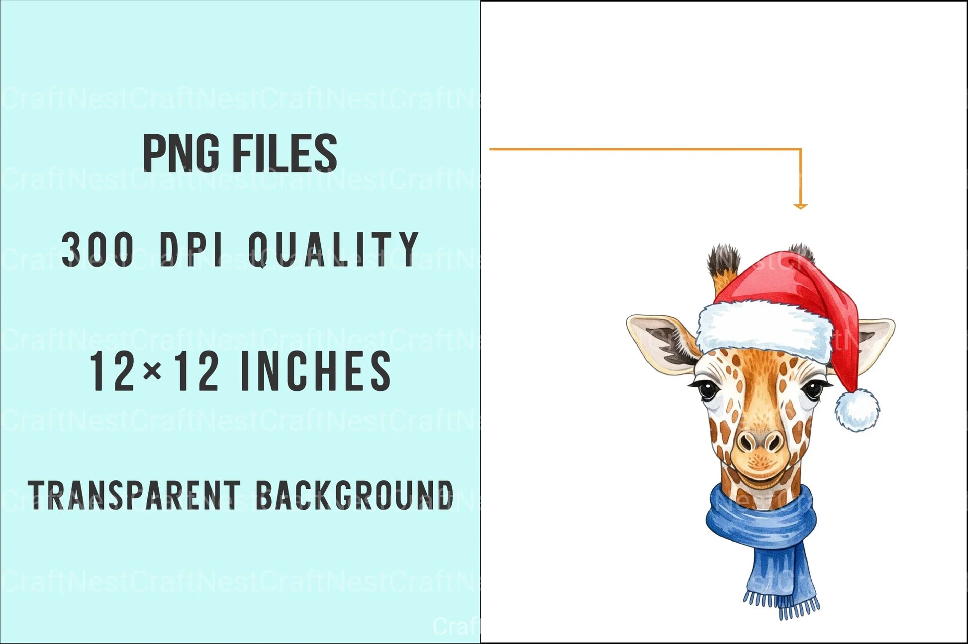 Cute Christmas Animals Clipart Bundle - CraftNest - Digital Crafting and Art