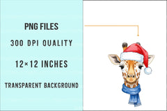 Cute Christmas Animals Clipart Bundle - CraftNest - Digital Crafting and Art