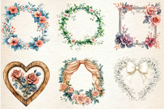 Wedding Photo Frames Clipart Bundle - CraftNest - Digital Crafting and Art