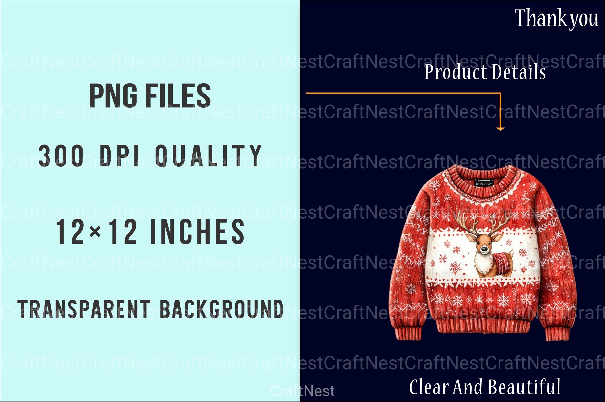 Christmas Sweater Clipart Bundle: Ugly, Grinch, Cute Holly Sweatshirts for Winter Scrapbooking & Planning - CraftNest - Digital Crafting and Art