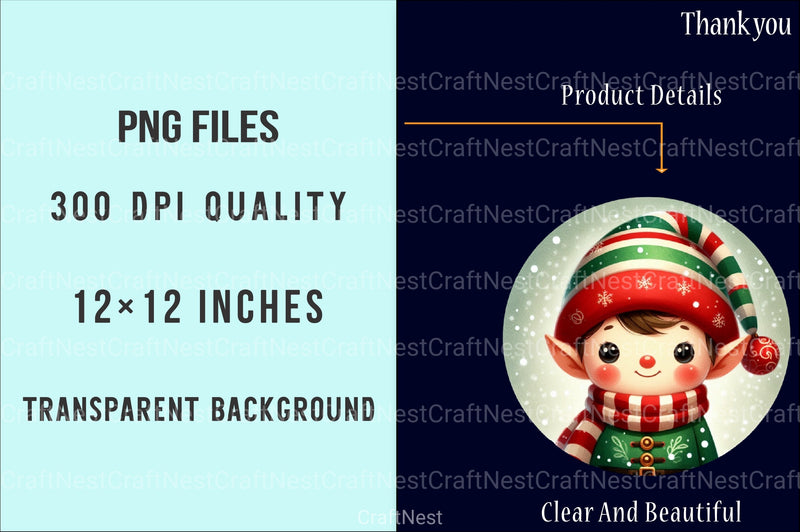 Christmas Ornament & Photo Memorial Design Keyfob Clipart Bundle - CraftNest - Digital Crafting and Art