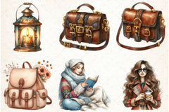 Autumn Cozy Fall Clipart Bundle 5 - CraftNest - Digital Crafting and Art