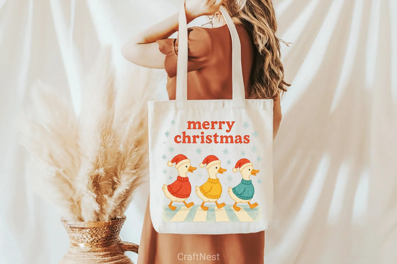 Merry Christmas Goose Clipart Bundle - CraftNest - Digital Crafting and Art