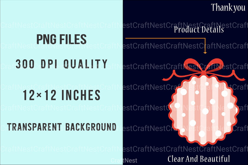 Christmas Coquette Frame Clipart Bundle 2 - CraftNest - Digital Crafting and Art