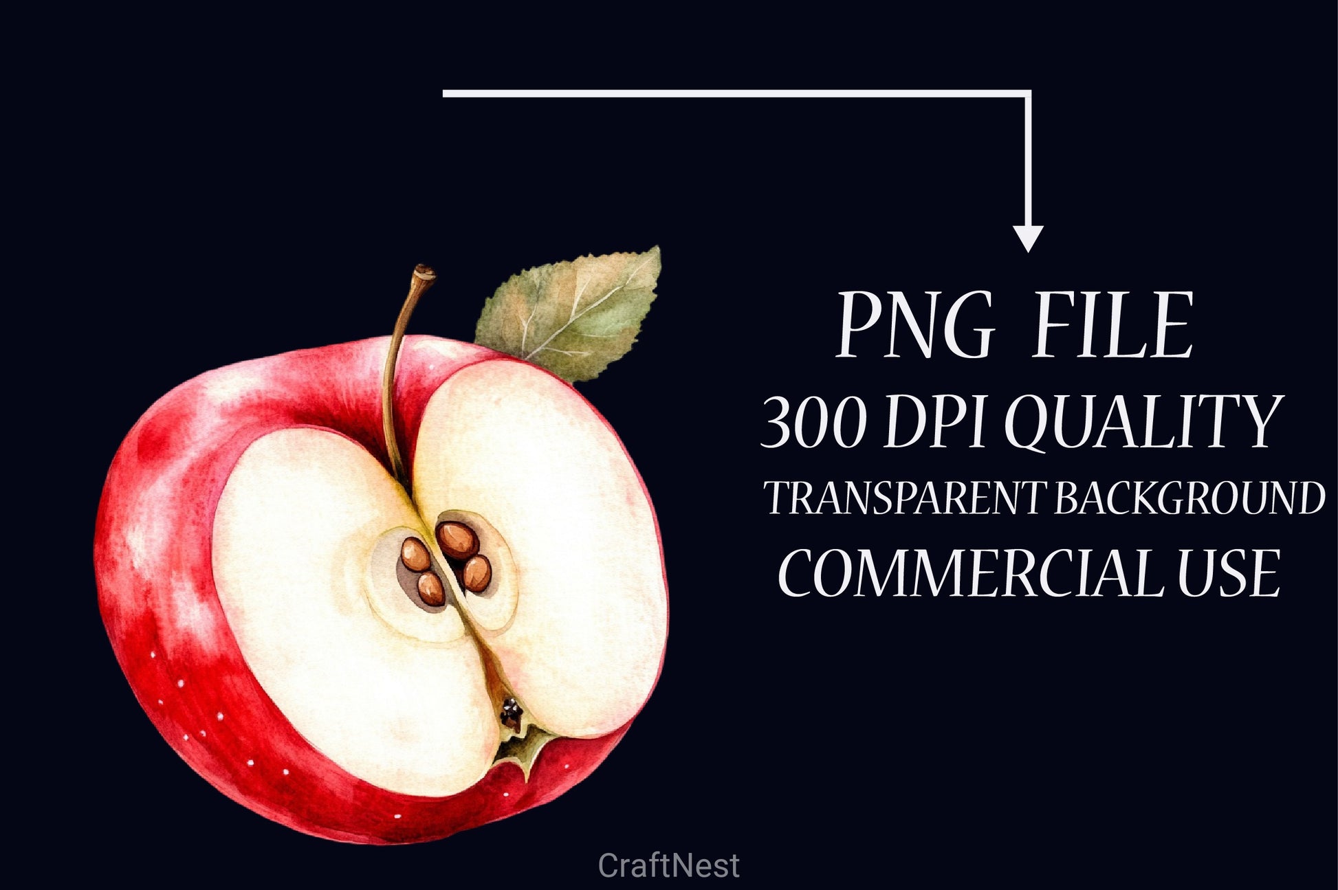 Apples Clipart Bundle 1 - CraftNest - Digital Crafting and Art