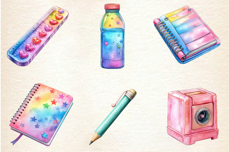 Back To School Clipart Bundle 3 - CraftNest - Digital Crafting and Art