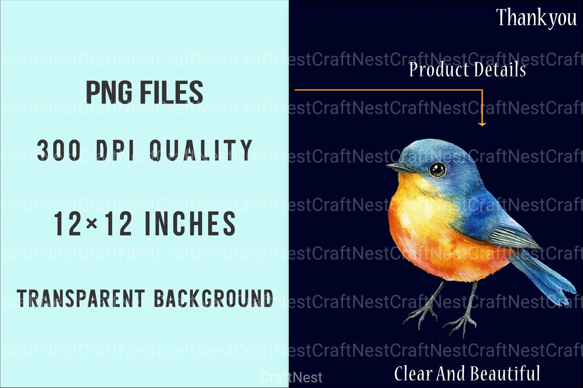 Whimsical Bird Clipart Bundle - CraftNest - Digital Crafting and Art