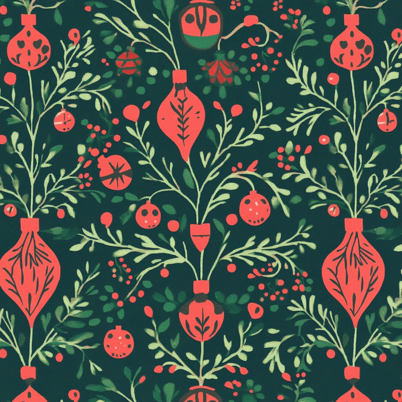 Red Green Christmas Patterns Clipart Bundle - CraftNest - Digital Crafting and Art
