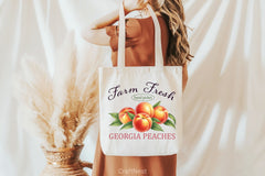 Farm Fresh Georgia Peaches Clipart Bundle - CraftNest - Digital Crafting and Art