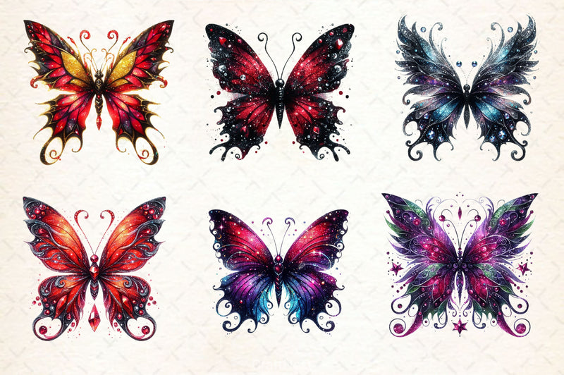 Butterflies Butterfly Clipart Bundle - CraftNest - Digital Crafting and Art