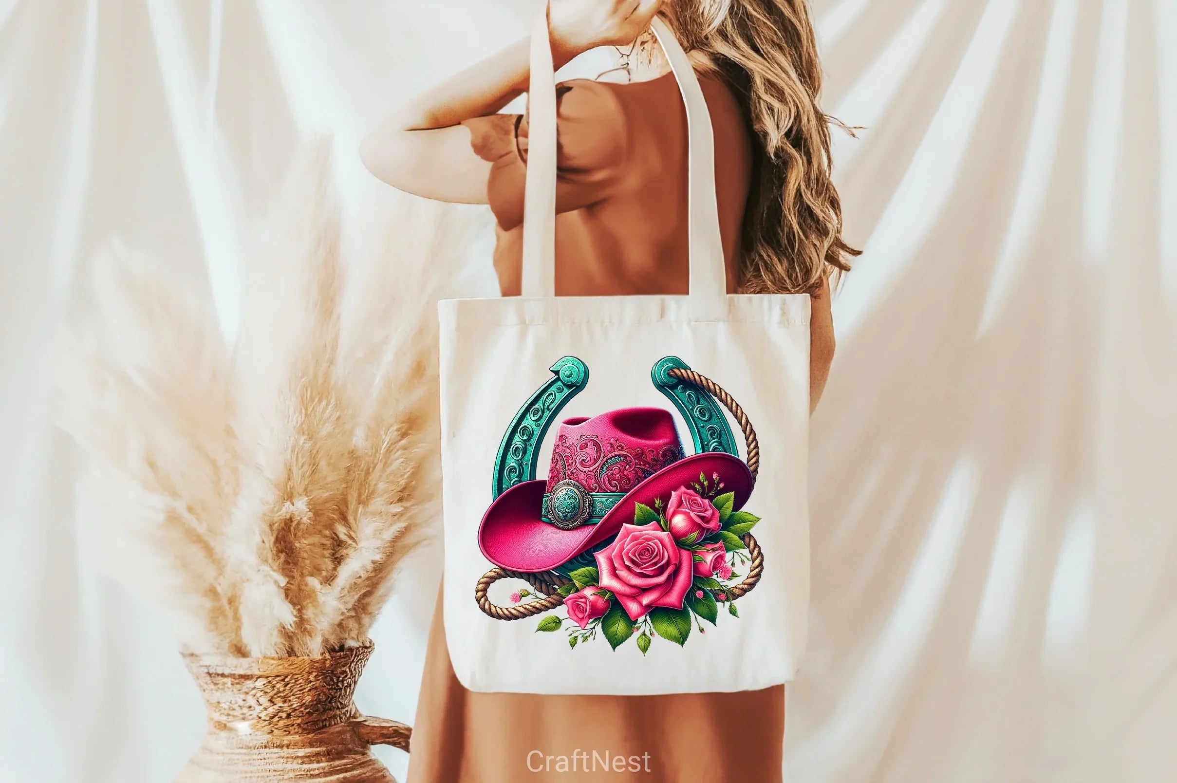 Cowgirl Hat & Roses Clipart Bundle - CraftNest - Digital Crafting and Art