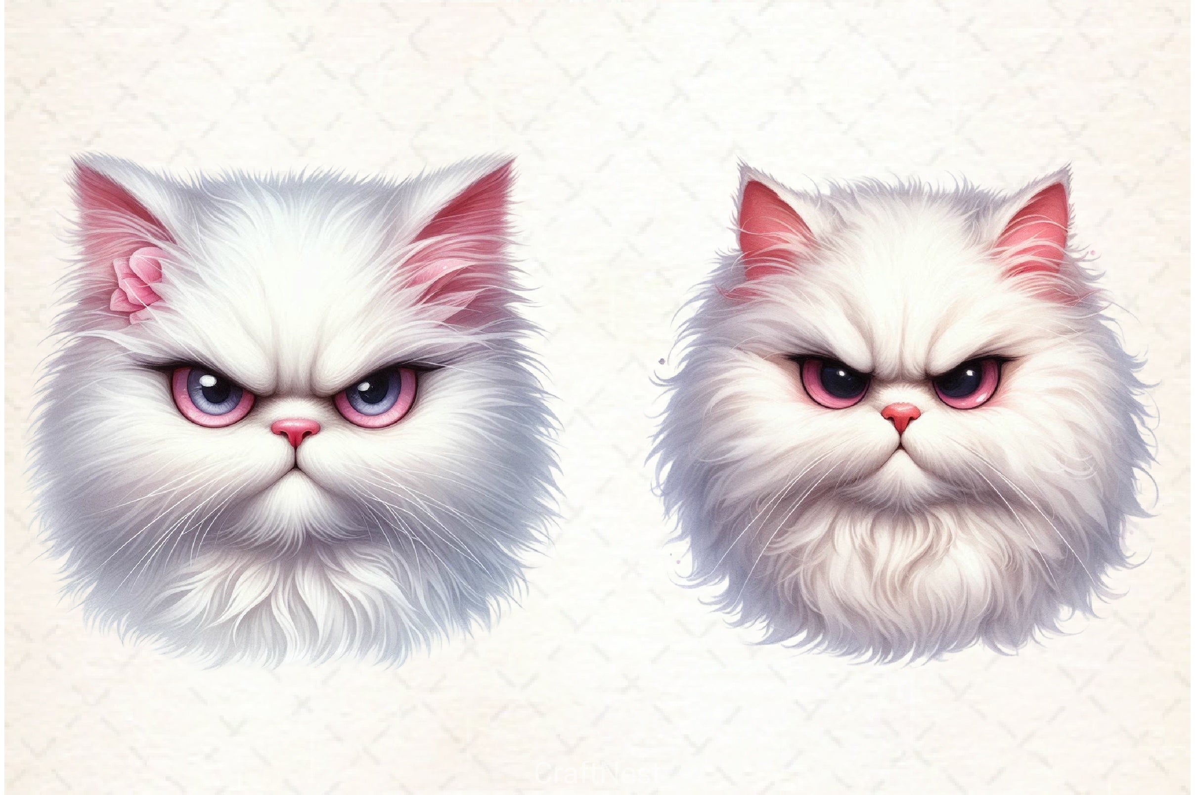 Grumpy Cat Clipart Bundle - CraftNest - Digital Crafting and Art