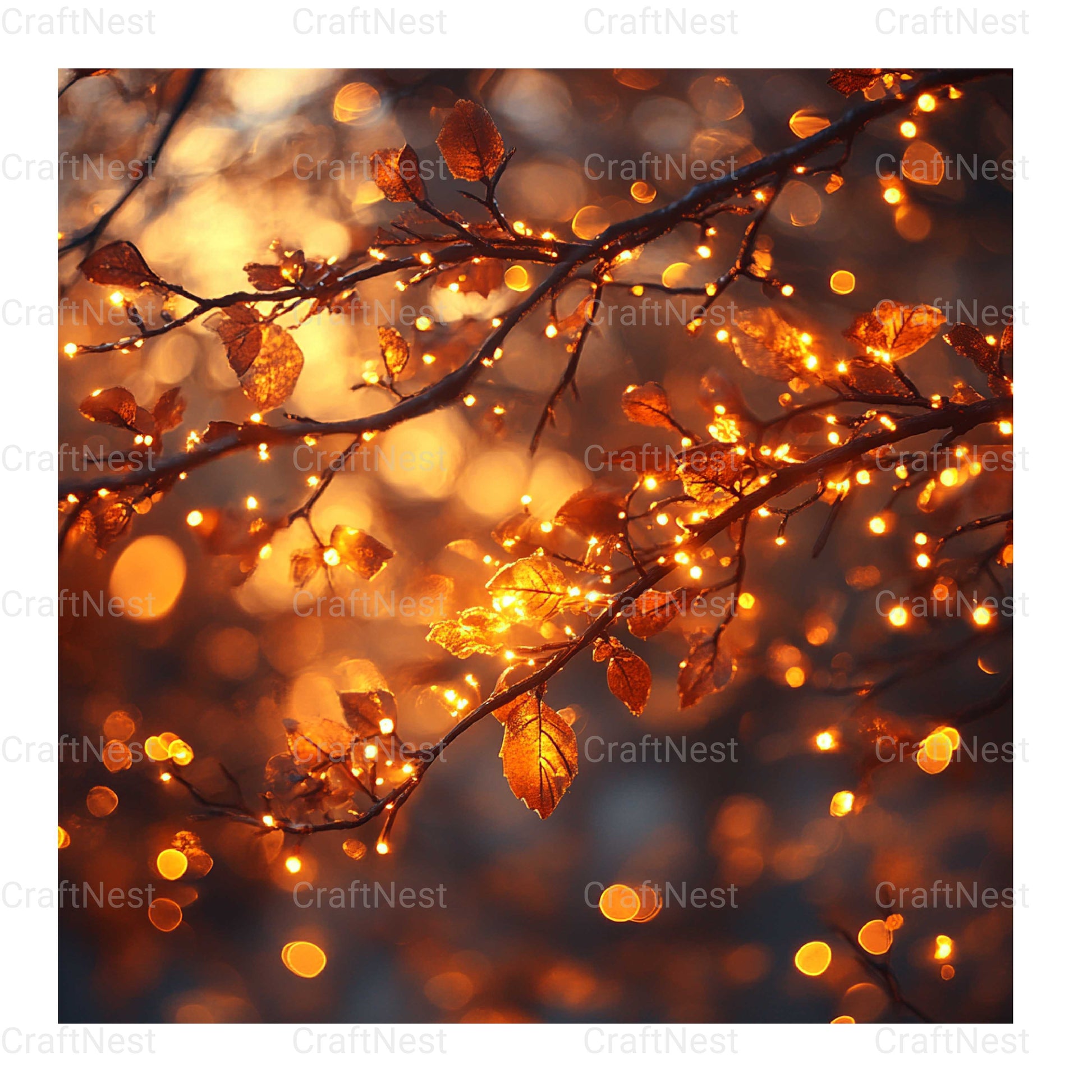 Halloween Bokeh Clipart Bundle - CraftNest - Digital Crafting and Art