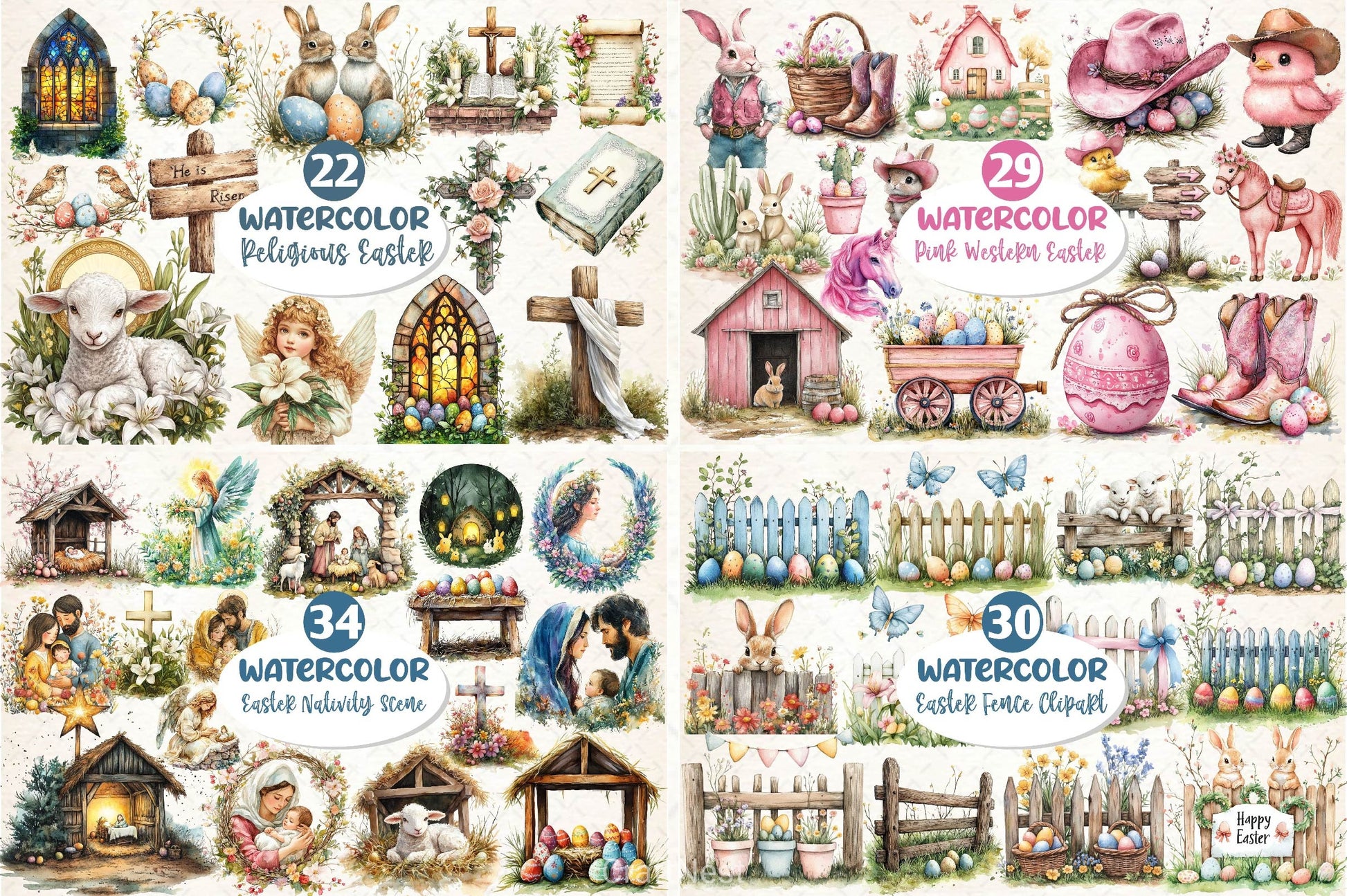 Happy Easter Huge SVG Bundle - CraftNest - Digital Crafting and Art