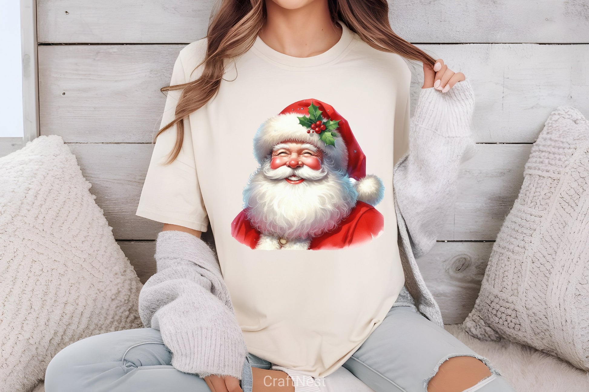 Santa Claus Clipart Bundle 7 - CraftNest - Digital Crafting and Art