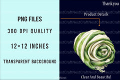 Cozy Green Christmas Winter Clipart Bundle - CraftNest - Digital Crafting and Art